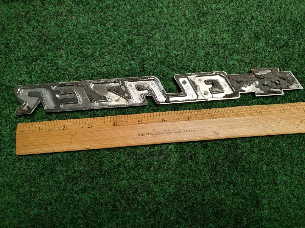 1995-2005 Chevy  Blazer Chrome 12" Tailgate Emblem Badge Logo Name 15672283 2S3