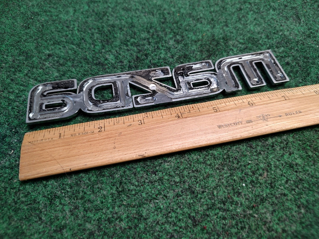 Mazda OEM Chrome Emblem Badge Logo Nameplate Name Plate ~7.25 Inches 4S4