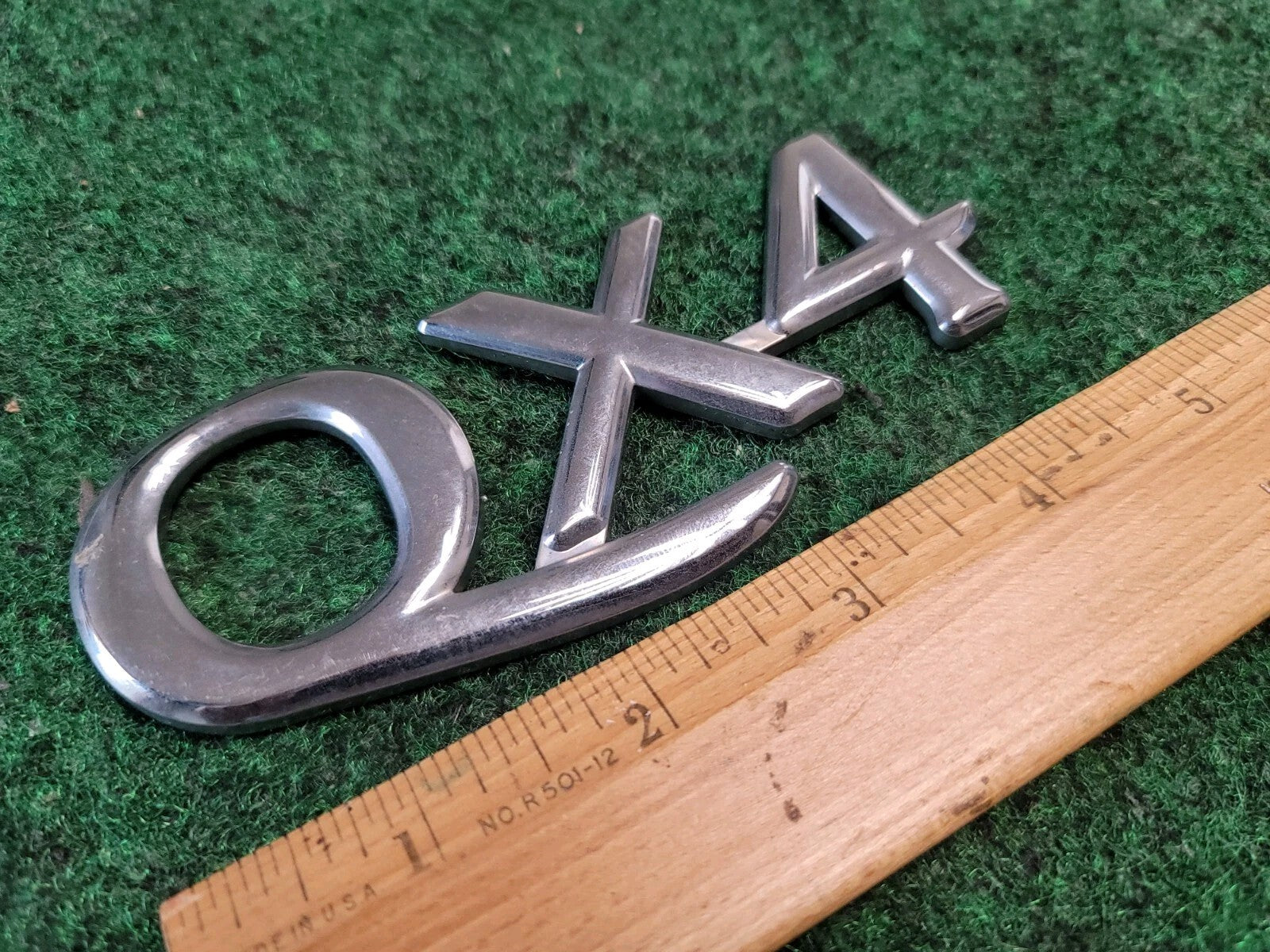1997-2000 Infiniti QX4 Emblem Logo Letters Badge Trunk Gate Rear Chrome OEM 2M4