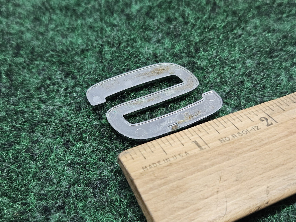 OEM "S" Chrome Individual Letter Lettering Emblem Volvo Badge Logo Nameplate 7S9