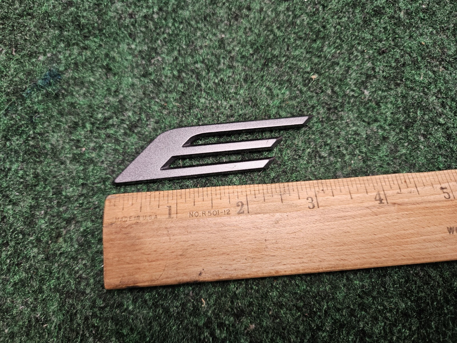 2011-2019 FORD EXPLORER Letter E Only FRONT HOOD EMBLEM LOGO BADGE GRAY OEM CL4