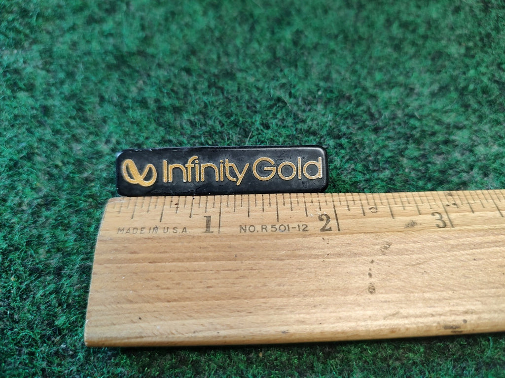 Infinity Gold Speaker Badge Emblem Logo Name Plate 4S1