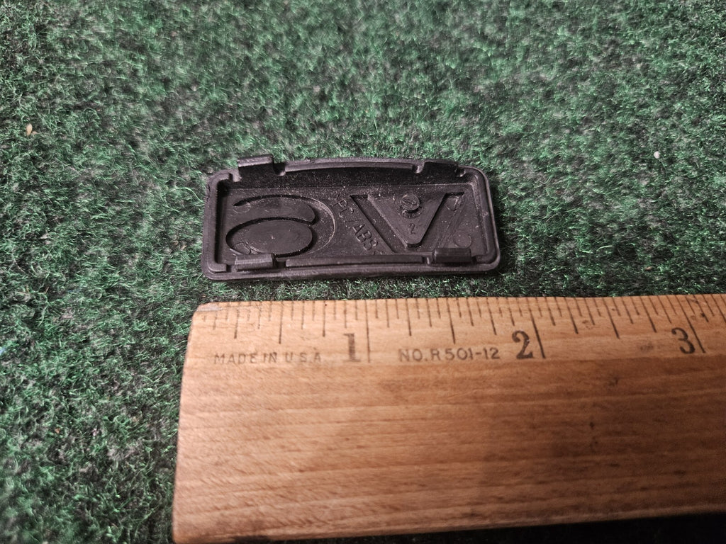 OEM V-6 V6 Black Plastic ~2" Emblem Badge Logo Nameplate Name Plate 3L2