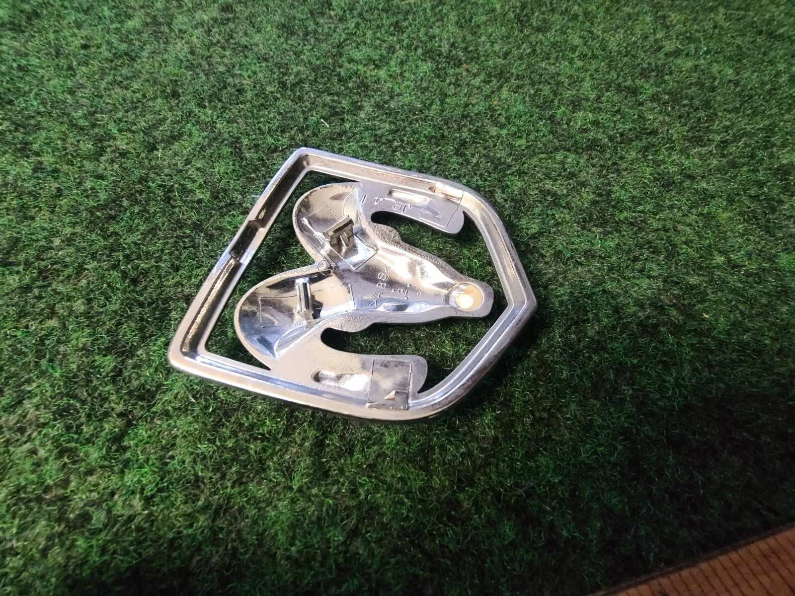 Dodge Front Grille Emblem Logo Badg OEM Name Plate Name See Measurements 4L8
