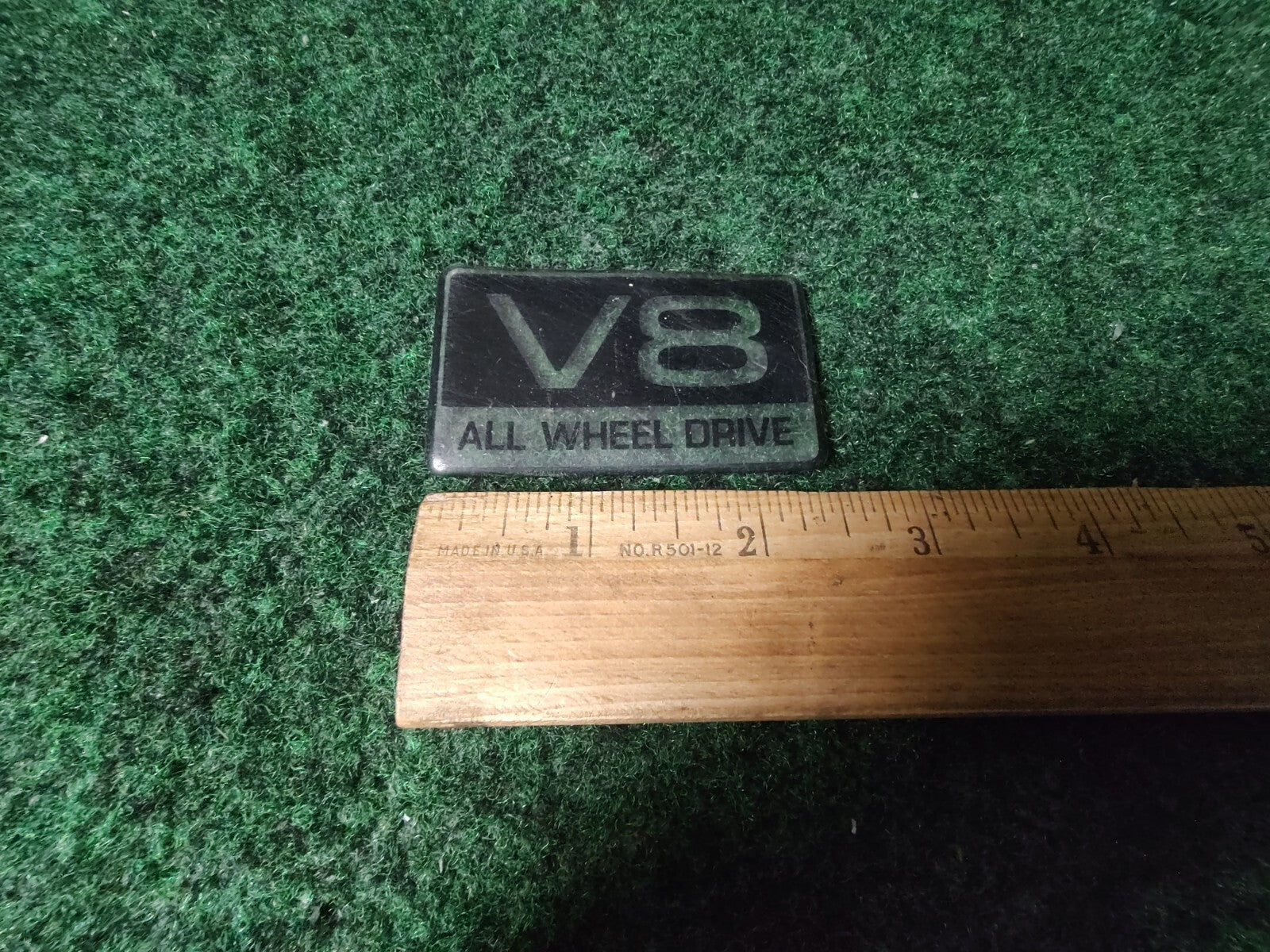 OEM Ford Mercury Name Plate V8 All Wheel Drive Emblem F67Z-16720-AB 1S2