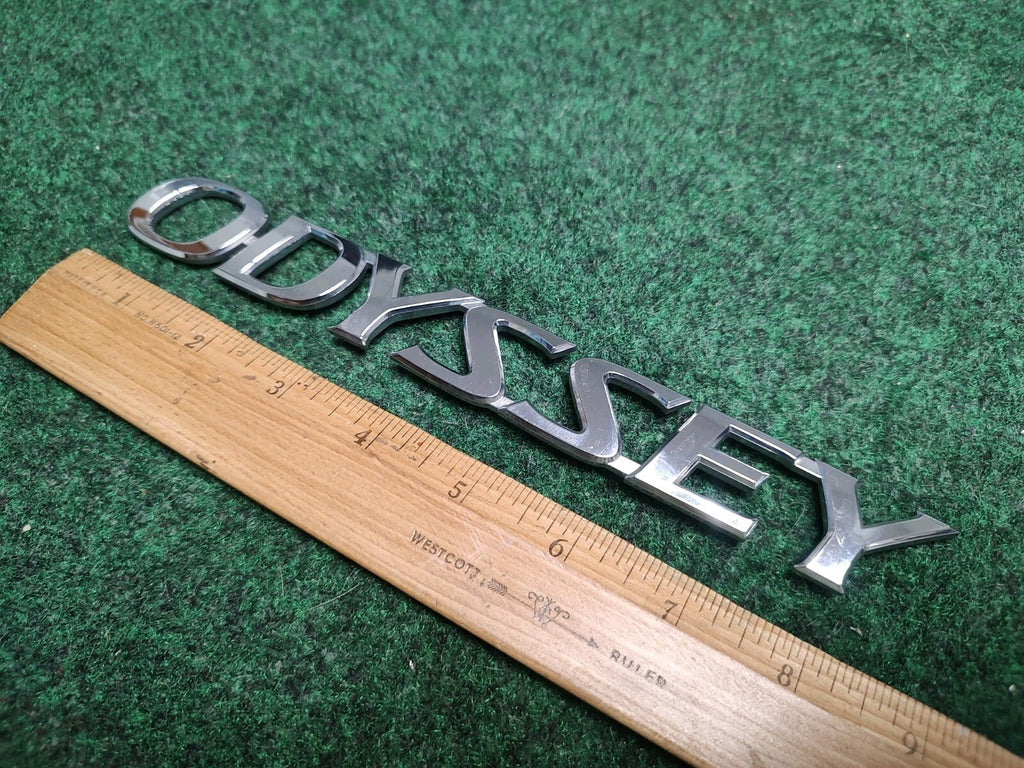 2005-10 HONDA ODYSSEY REAR GATE LID EMBLEM LOGO BADGE SYMBOL CHROME LETTERS 2S4