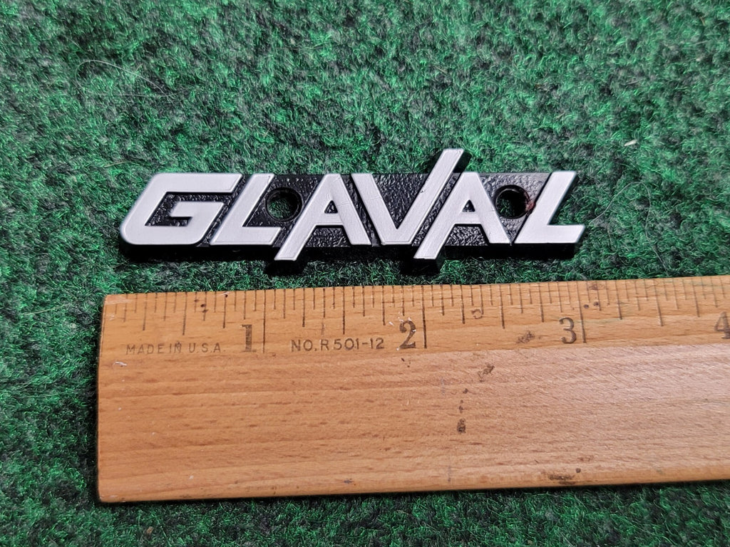 Glaval Armrest Emblem Name Plate Badge Logo OEM Genuine 1M3