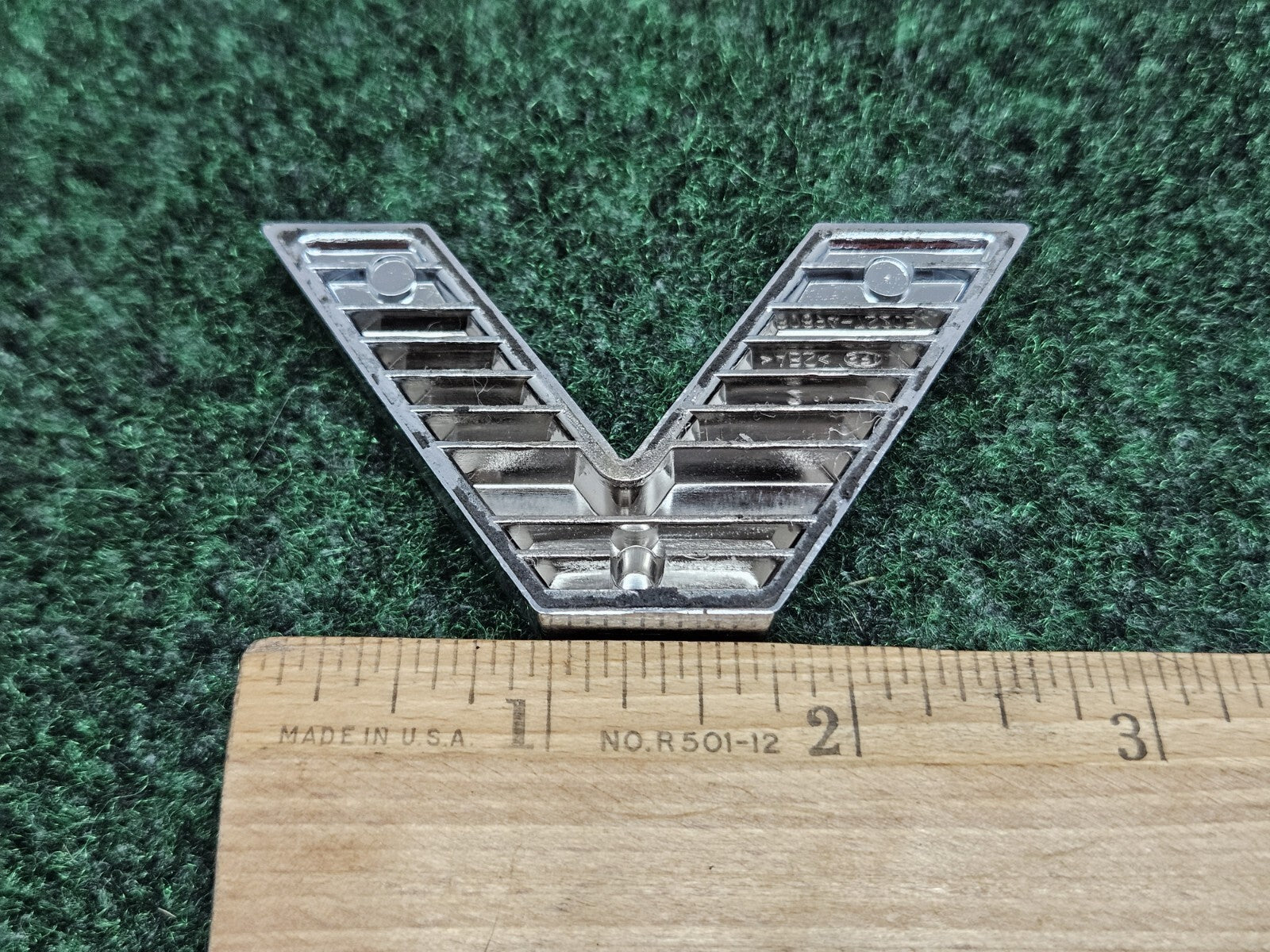 Nissan Titan V8 "V" ONLY Side Emblem Letters Badge OEM 80894-7S205 7S6