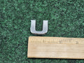 OEM Chrome "U" Hood Hatch Individual Letter Emblem Badge Logo Nameplate 2S6