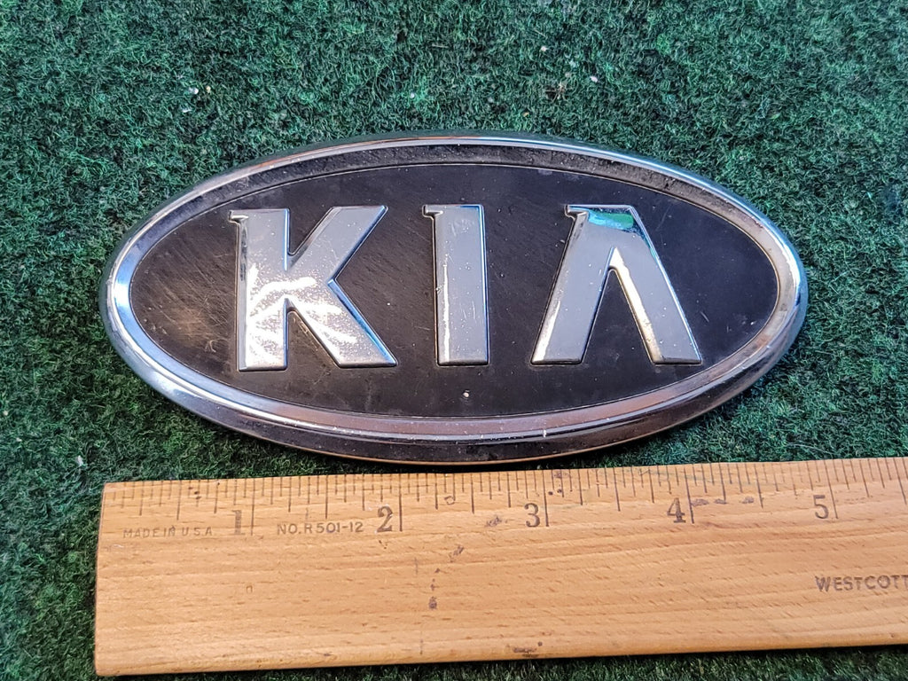 2016 Kia Sportage Front Grille Emblem Black Chrome SYH301-130 OEM 1M2
