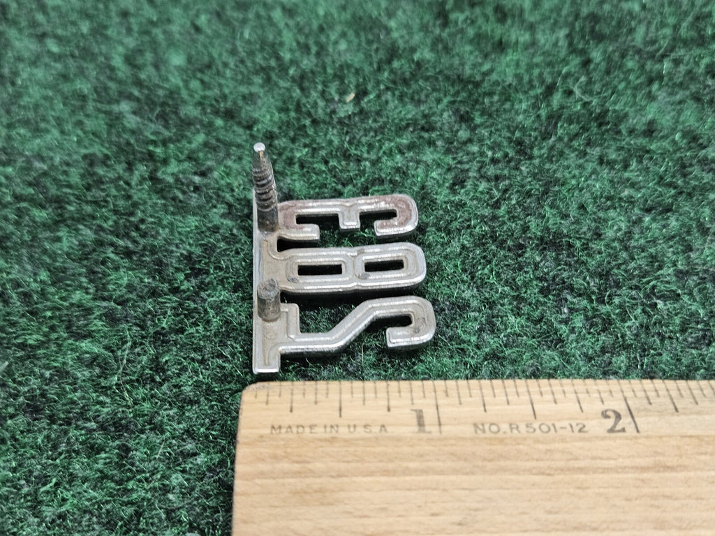 Vintage 1964-66 Chevy Impala Nova Chevelle Camaro "283" Emblem Metal 3863852 7S9