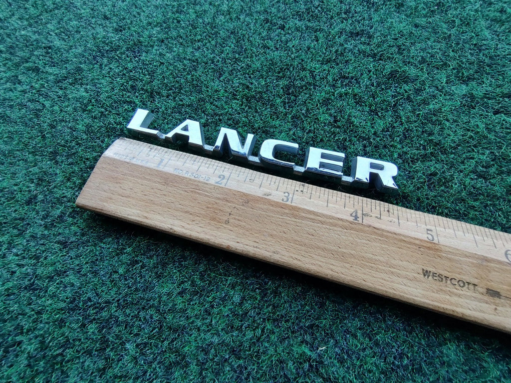 Mitsubishi Lancer Rear Trunk Lid  Emblem Badge Nameplate OEM 5S3