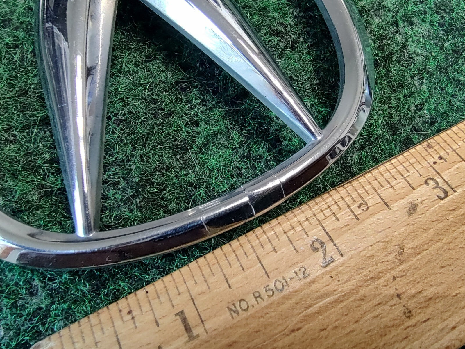 2007-2013 ACURA REAR GATE EMBLEM BADGE Logo 75701-STX-A100 CHROME 4S1