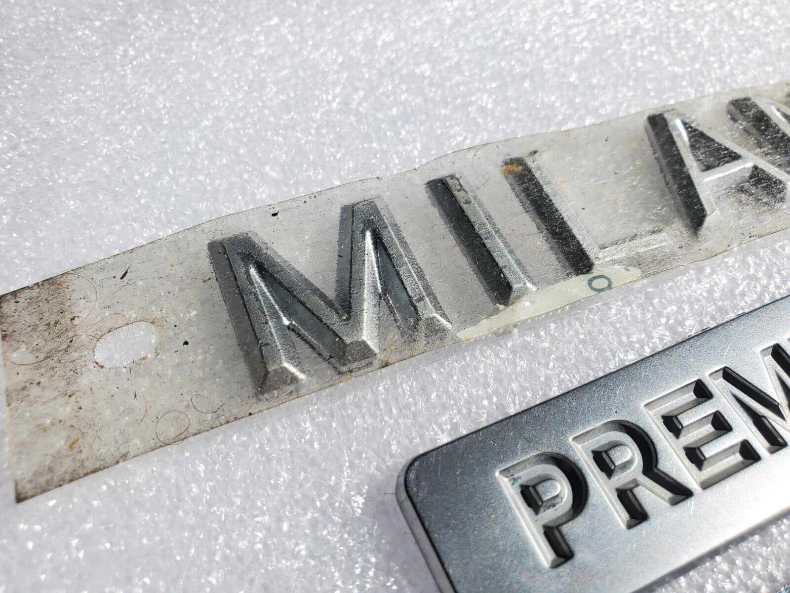 2006-2011 Mercury Milan Emblem Logo Letters Badge Trunk Rear Silver PREMIER 2L4
