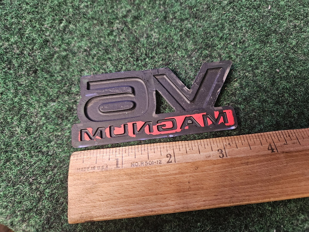 Dodge V6 Magnum Badge Emblem Name Plate Logo OEM 4M7