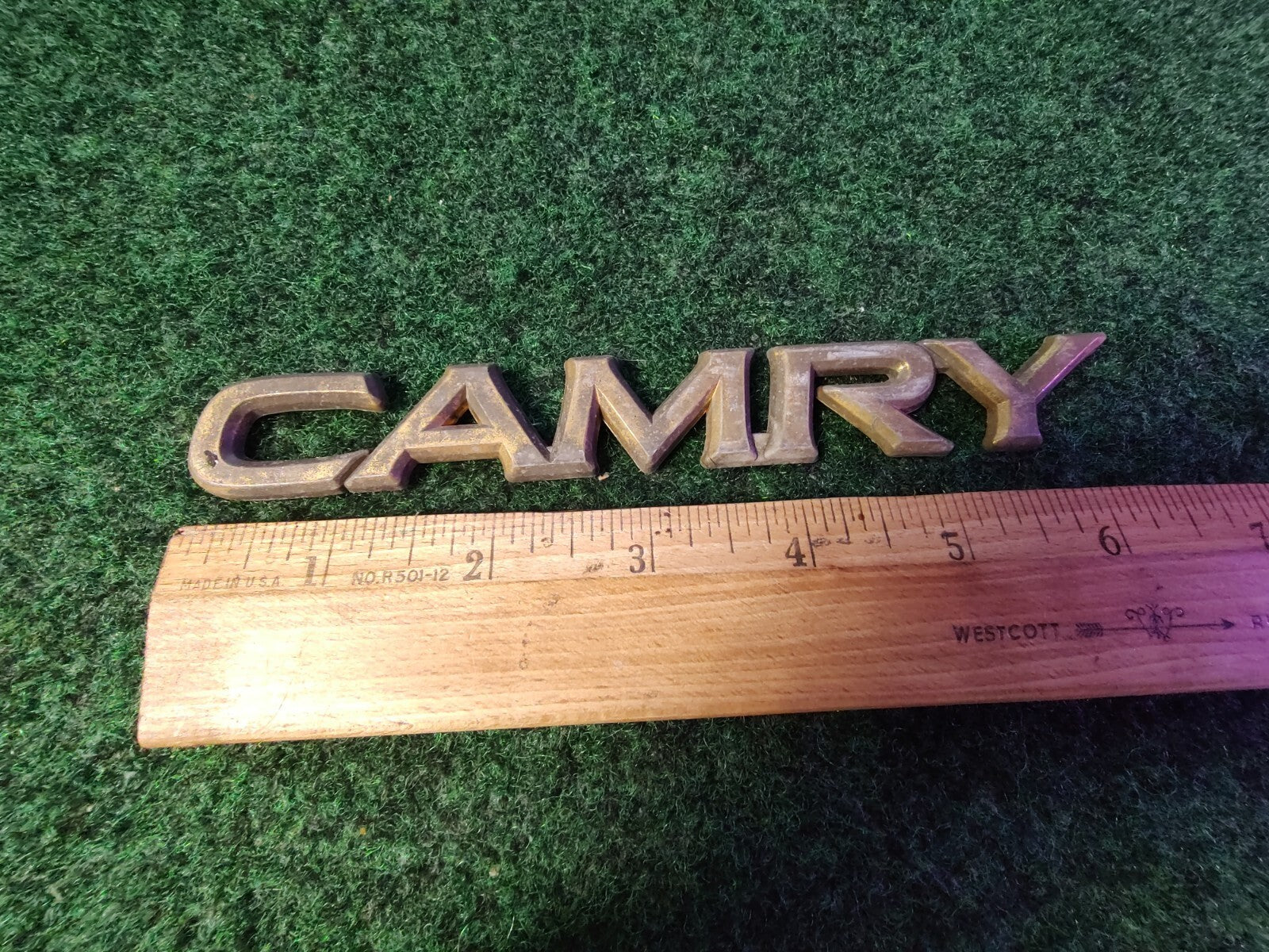 Toyota Camry Gold Trunk Emblem Badge Decal Logo OEM Genuine 75442-AA010 6S4