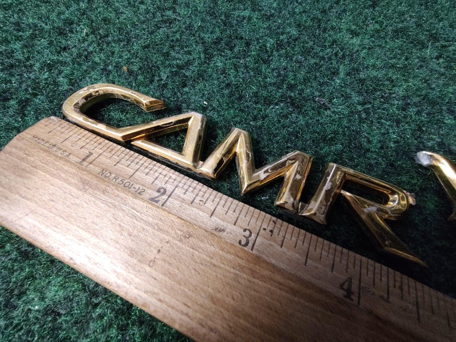 02 03 04 05 06 Toyota Camry Emblem Badge Letters Logo Trunk Rear Gold OEM 4S4
