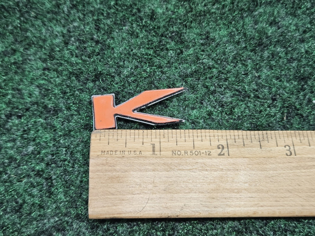 OEM Chrome "K" Hood Hatch Individual Letter Emblem Badge Logo Nameplate K 2S2