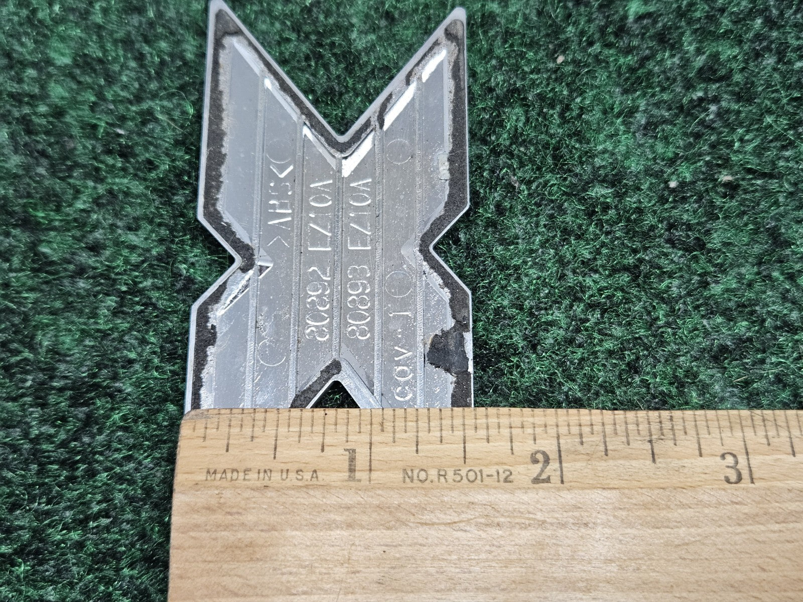 16 17 18 Nissan Titan XD 4x4 Tailgate Emblem Letter X - LETTER X ONLY 7S8