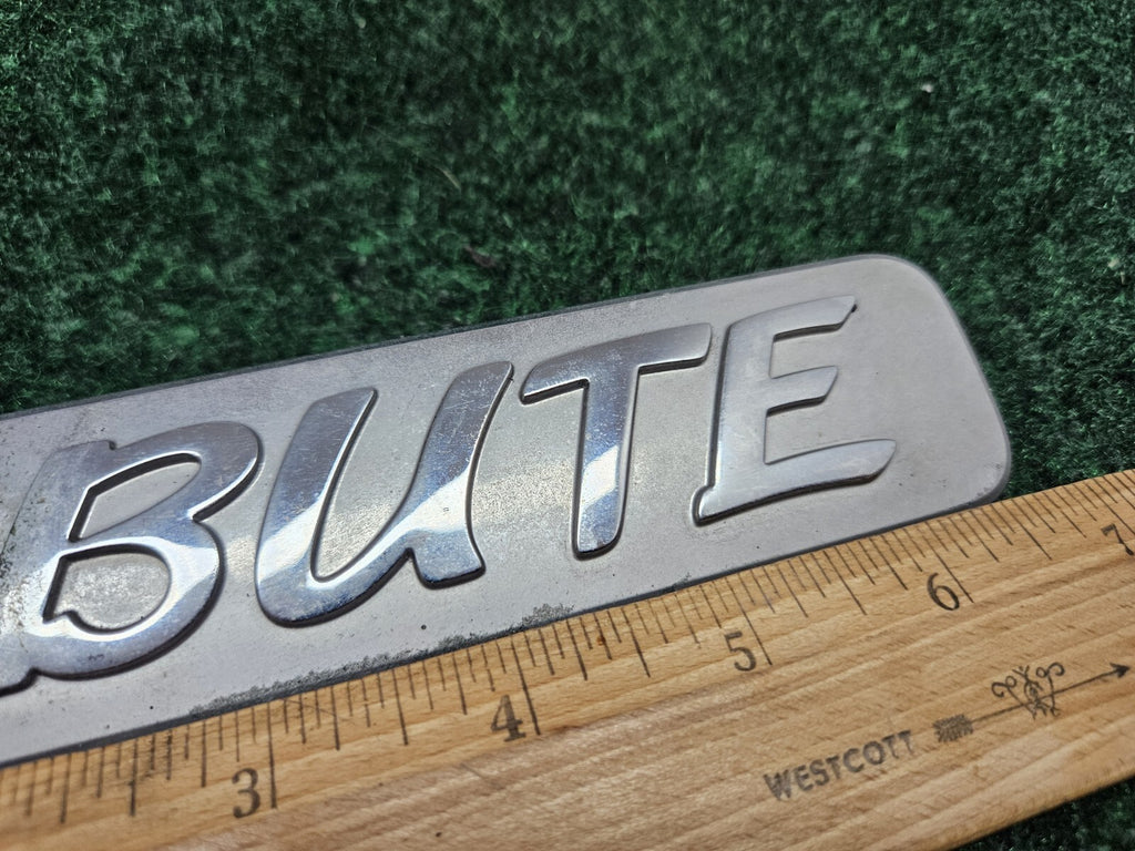 2008 Mazda Tribute Front Side Fender Door Emblem Nameplate ZZC052771 OEM GL1