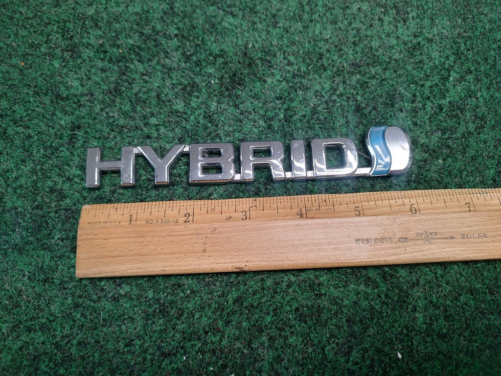 07 08 09 TOYOTA PRIUS HYBRID SIDE FENDER EMBLEM LOGO BADGE SYMBOL USED 3S5