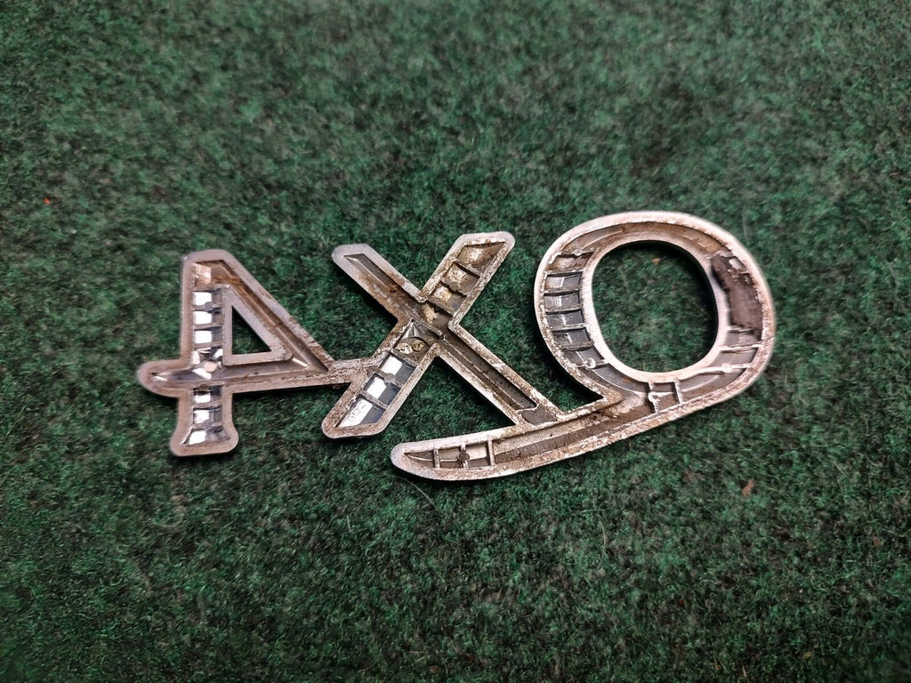 1997-2000 Infiniti QX4 Emblem Logo Letters Badge Trunk Gate Rear Chrome OEM 2S1