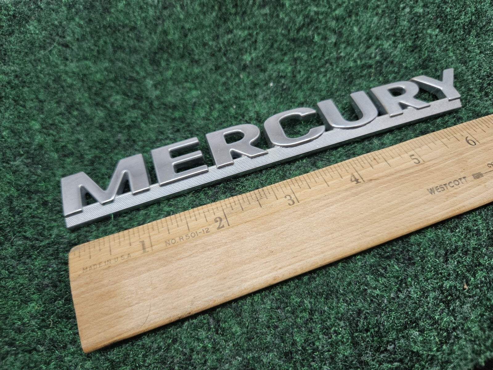 MERCURY REAR GATE LID EMBLEM BADGE SYMBOL LOGO Name Plate Nameplate OEM GL2