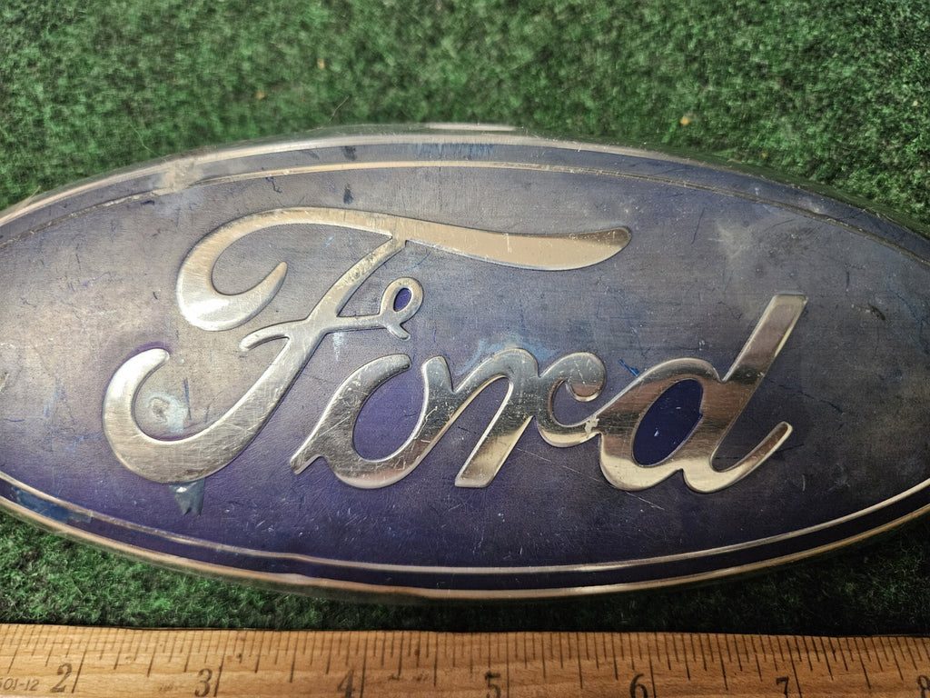 Ford Front Grille Emblem OEM 4L34-15402A16-AB 4L34-15402A16-BA Oval Badge 9" 3M4