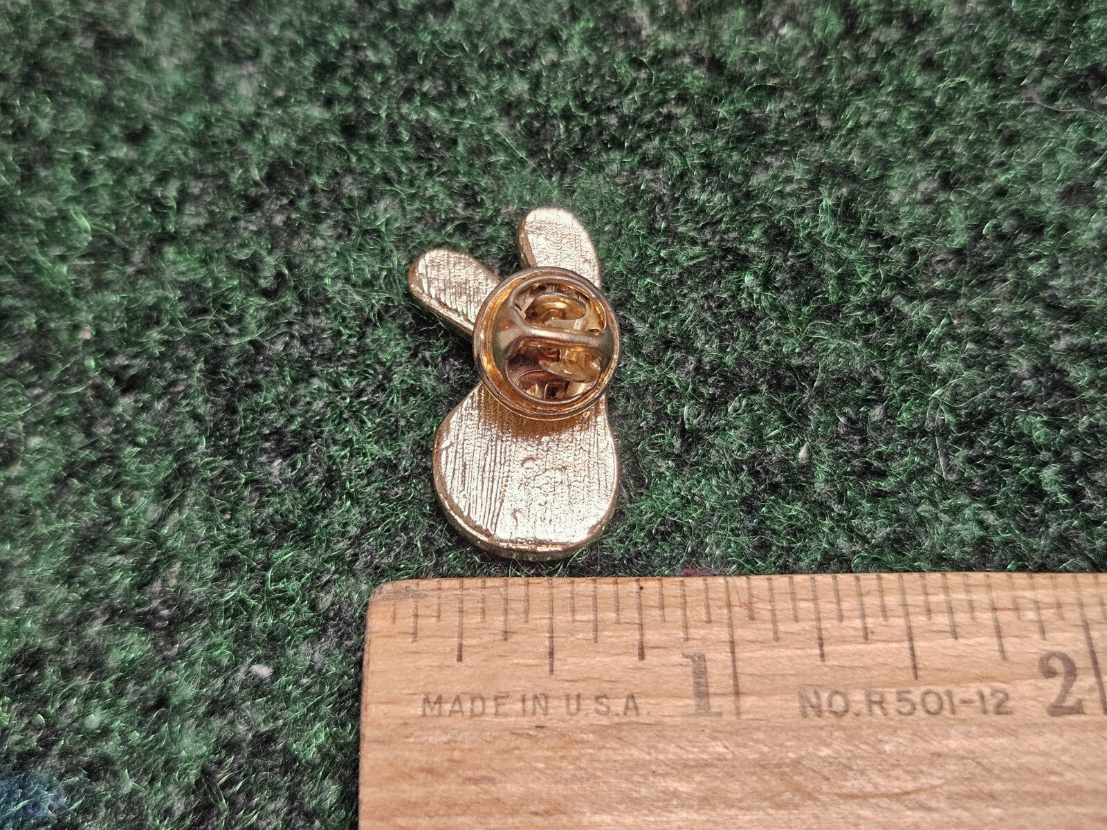 Bunny Funny Sleepy Metal Enamel Pin Gold Tone Backing Lapel Backpack Hat Brooch
