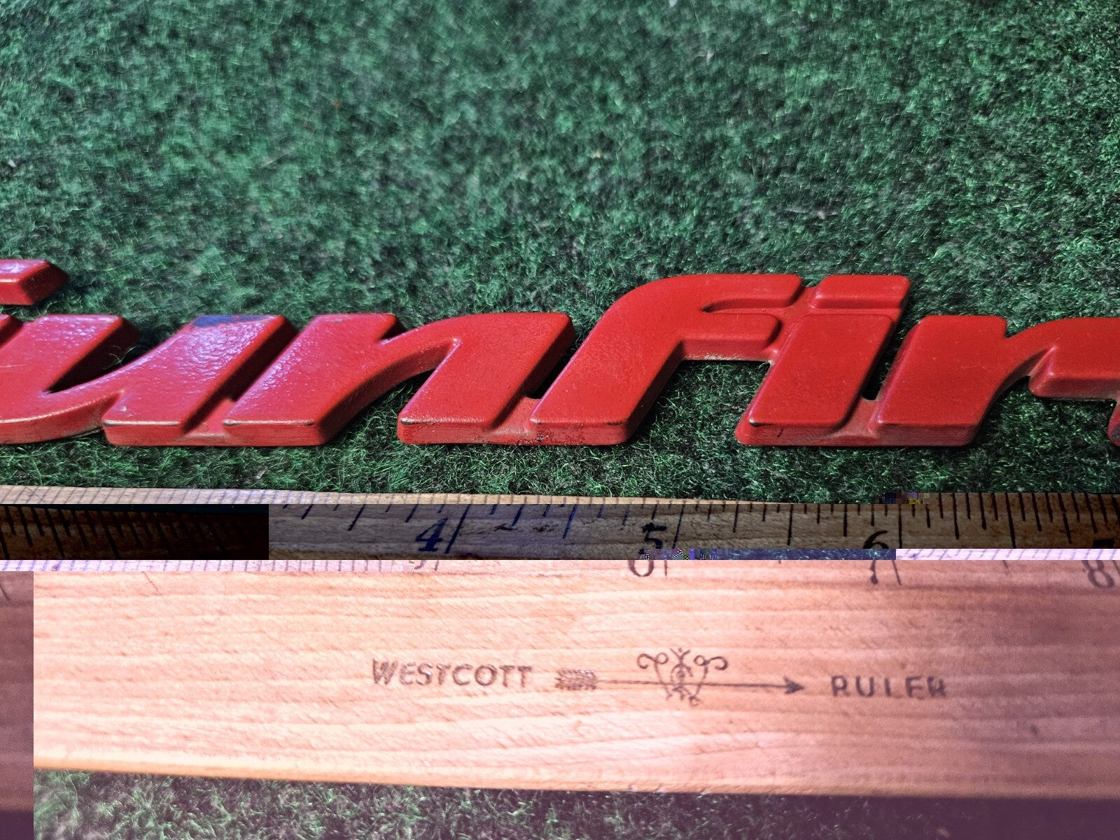 1998-2004 Pontiac Sunfire Emblem Red Badge Logo Nameplate Name Plate 4M9