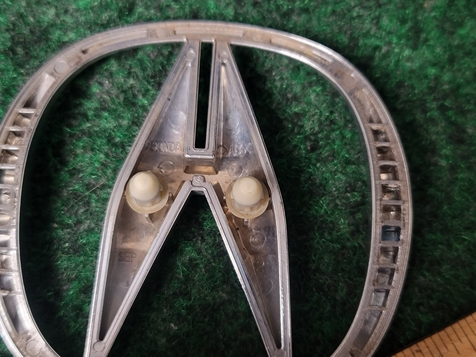 04 05 06 07 08 Acura TL Emblem Symbol Badge Trunk Lid Rear Chrome OEM 3S9