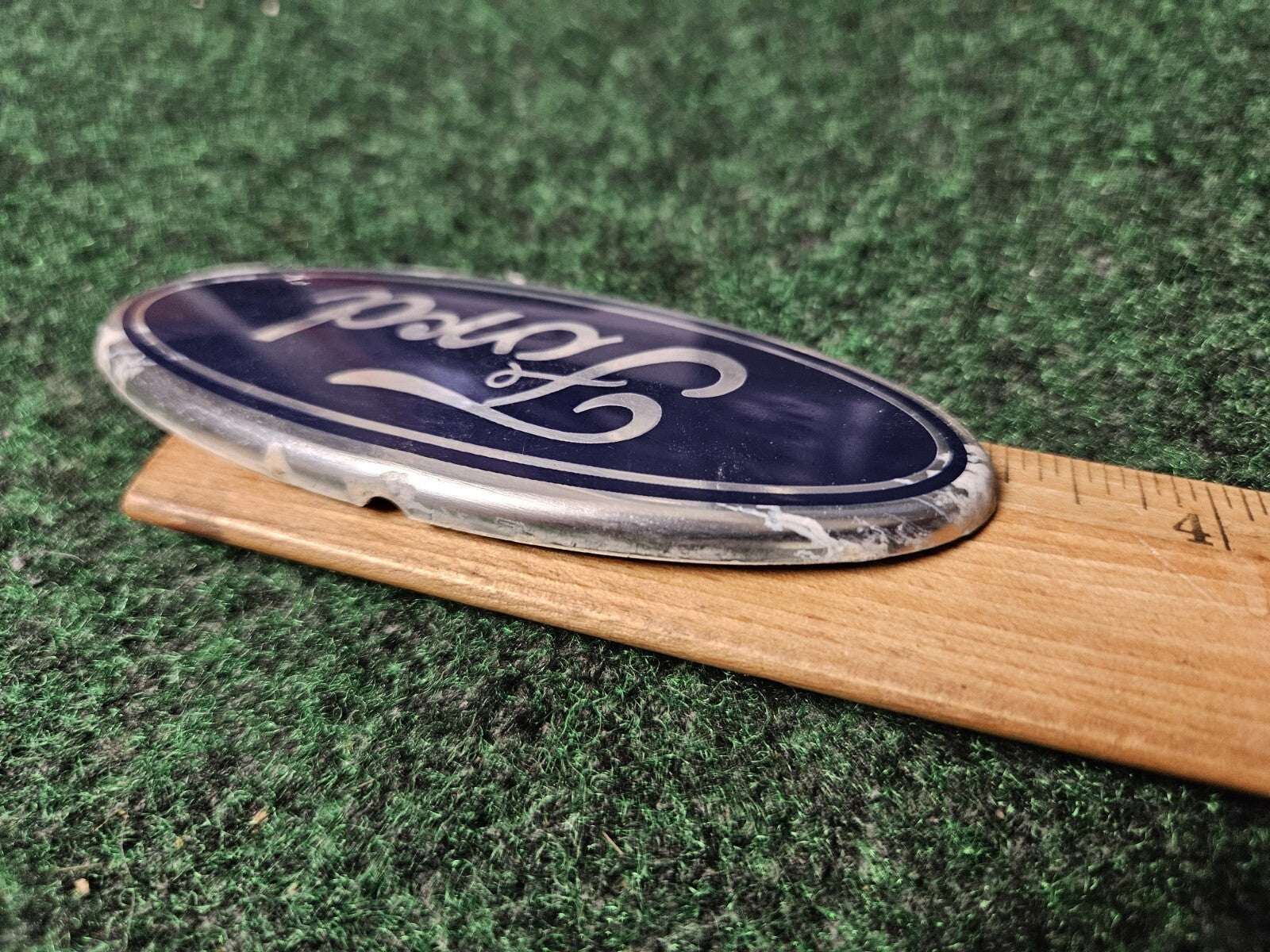 FORD OEM 4.25” GRILLE EMBLEM Logo Badge Name Plate Nameplate 3M3