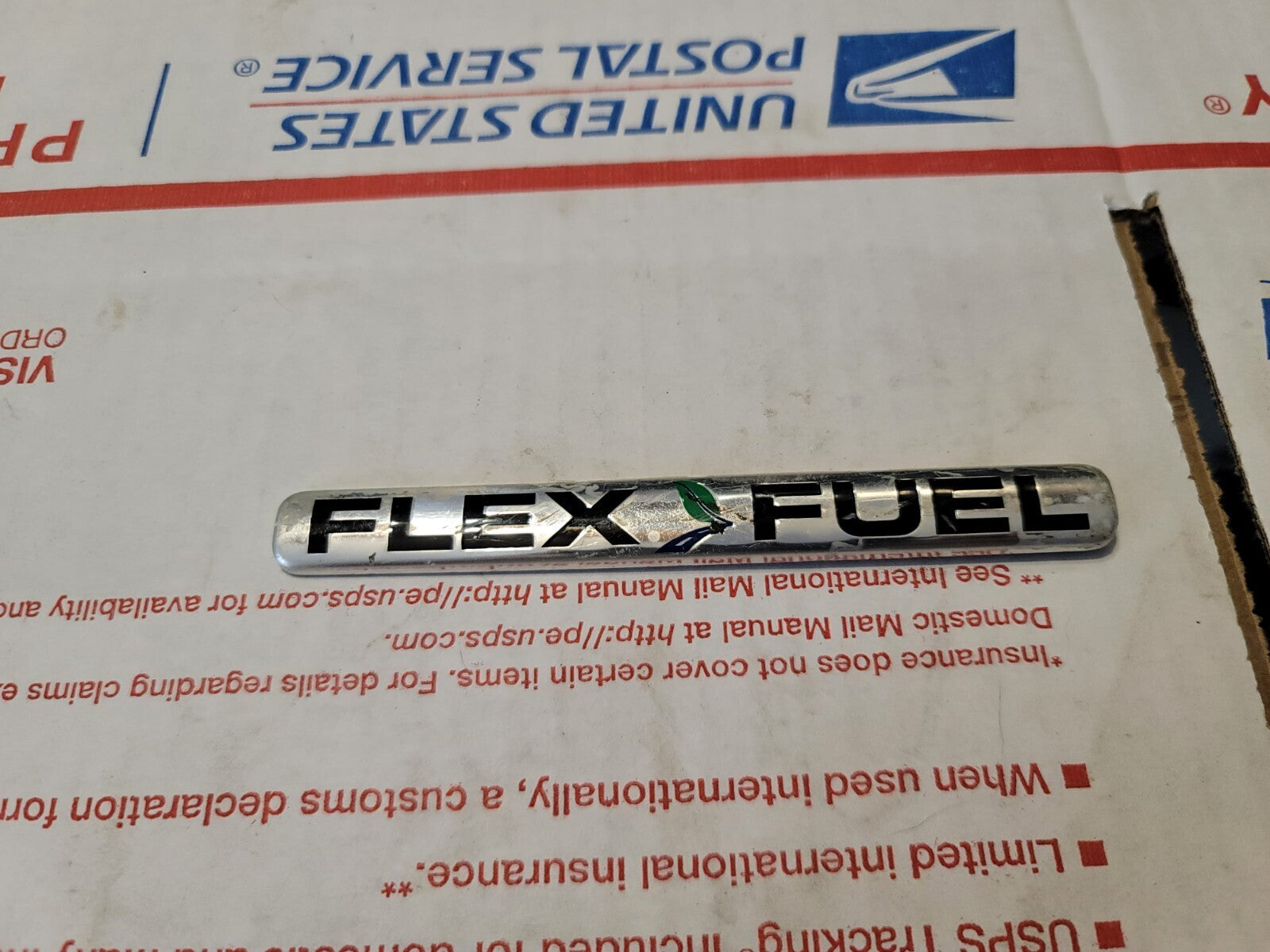 Ford OEM 2012-2016 Focus Flex Fuel Rear Trunk Emblem Badge Logo BE53-43156 7L3