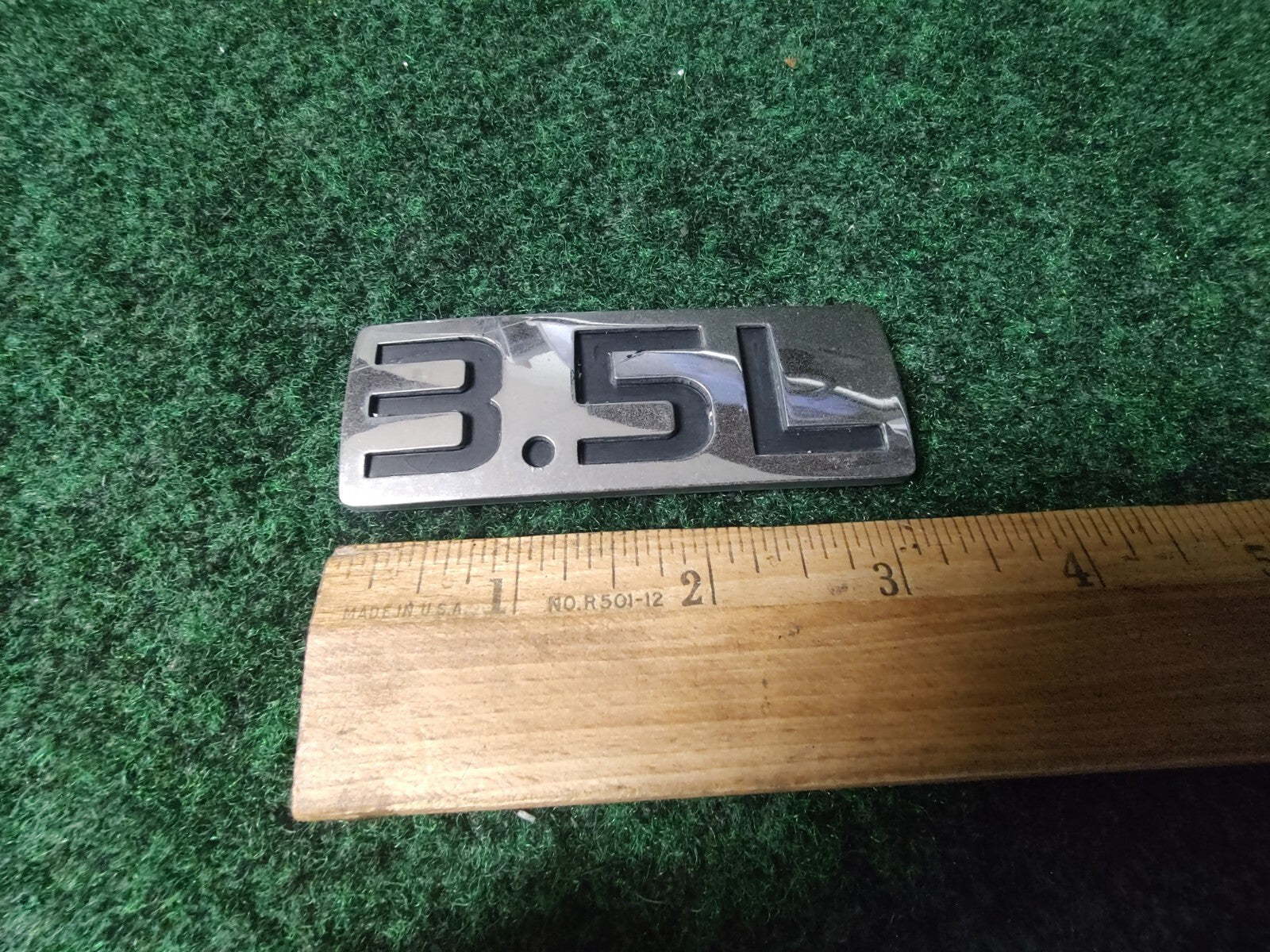 01 02 03 04 05 06 HYUNDAI SANTA FE 3.5L REAR GATE LID EMBLEM BADGE OEM 9L3