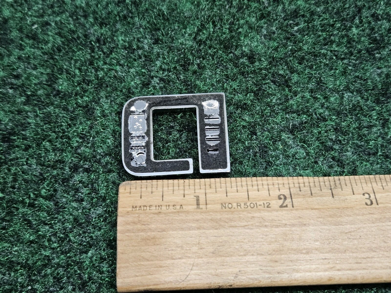 OEM "D" Chrome Individual Letter Lettering Emblem 3D Badge Logo Nameplate 7S8