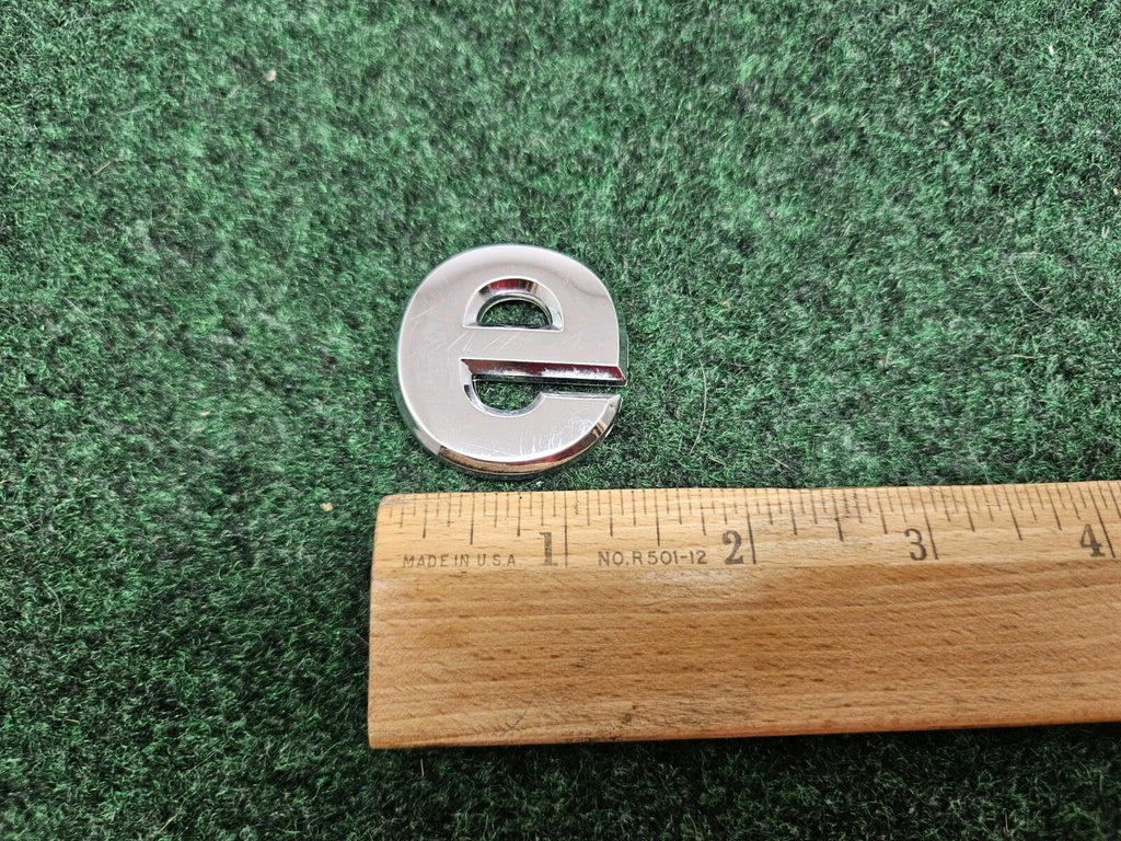 Jeep "E" Chrome Hood Hatch Individual Letter Emblem Badge Logo Nameplate OEM 7S7
