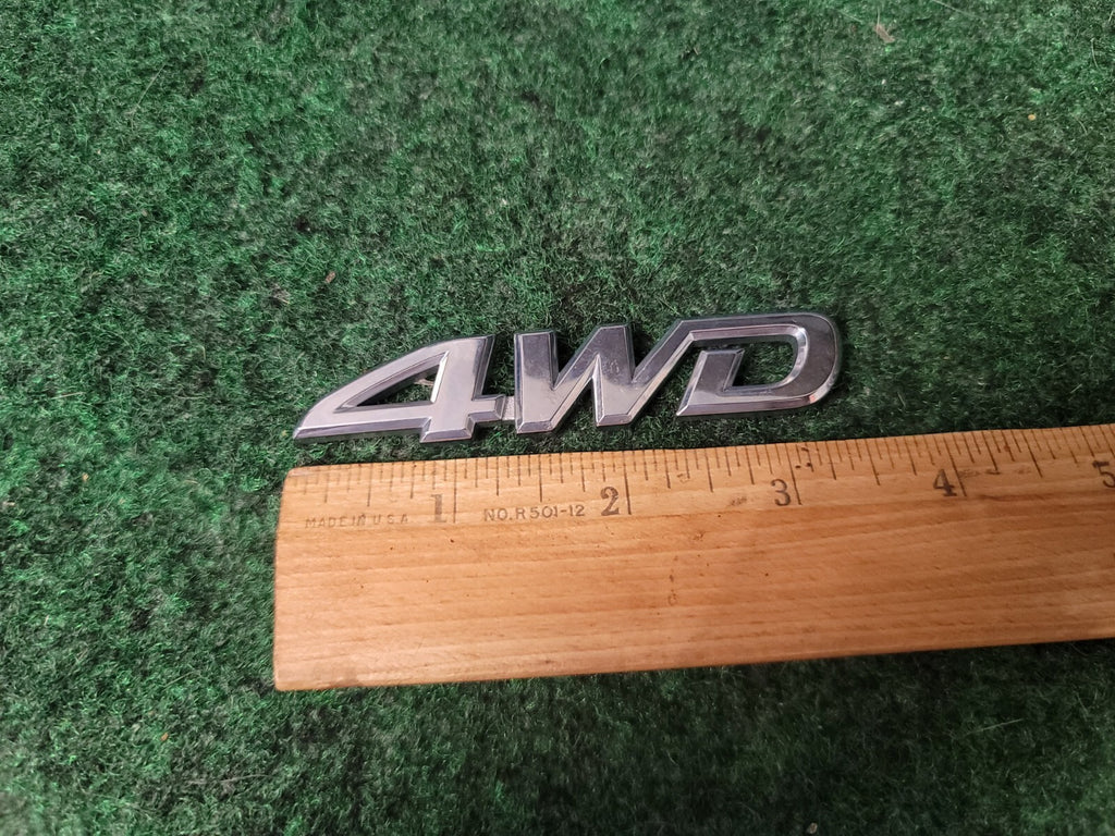 4WD REAR GATE SIDE EMBLEM LOGO BADGE NAME PLATE 3.5" 5S8