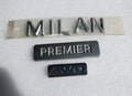 2006-2011 Mercury Milan Emblem Logo Letters Badge Trunk Rear Silver PREMIER 2L4