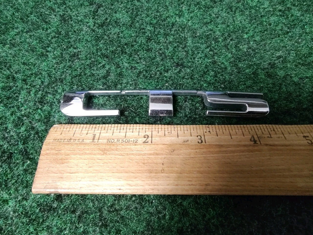 Cadillac CTS Chrome Rear Trunk Emblem Badge Logo Nameplate Name Plate OEM 7S1