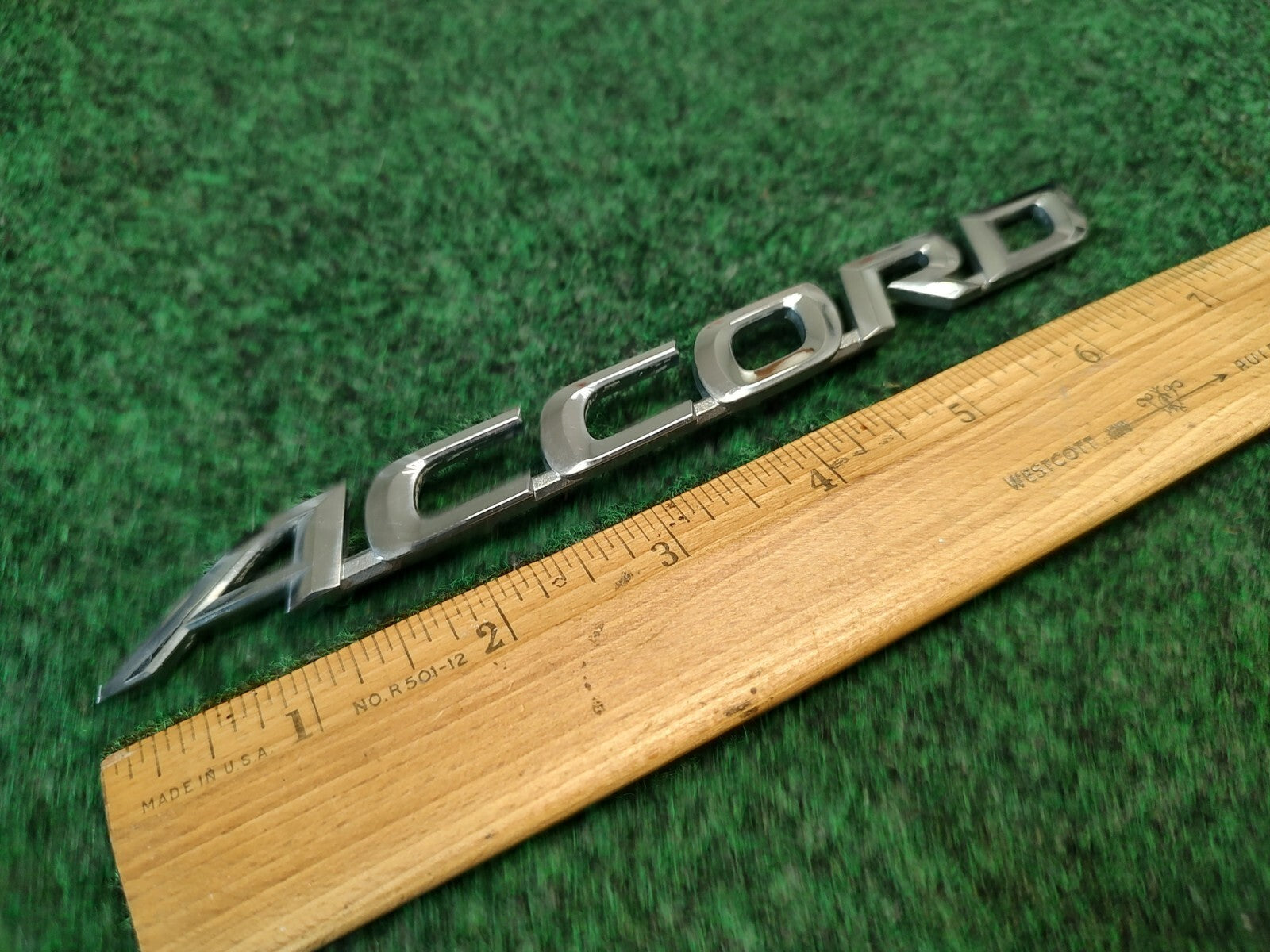 98 99 00 01 02 03 04 05 06 07 HONDA ACCORD REAR GATE EMBLEM BADGE SYMBOL OEM 4S7