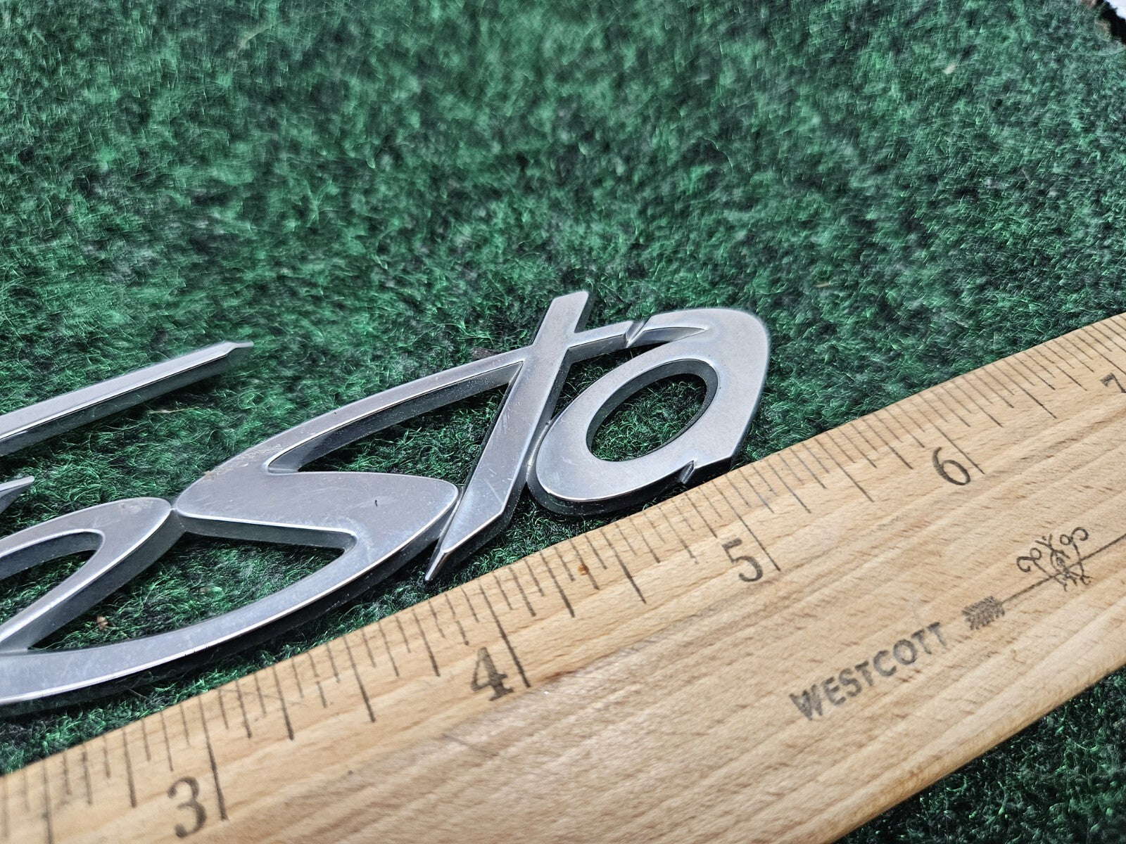 2011 - 2019 FORD FIESTA REAR CHROME EMBLEM LOGO BADGE LETTERS SYMBOL OEM GL1