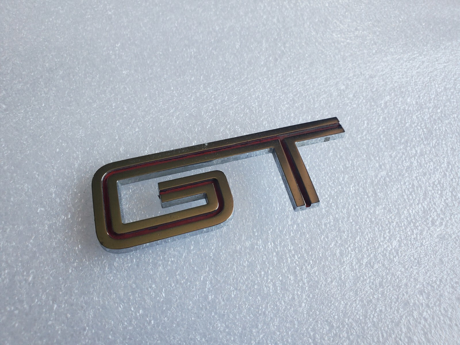 2005-2009 FORD MUSTANG GT SIDE FENDER EMBLEM LOGO BADGE SIGN SYMBOL RED 1L9
