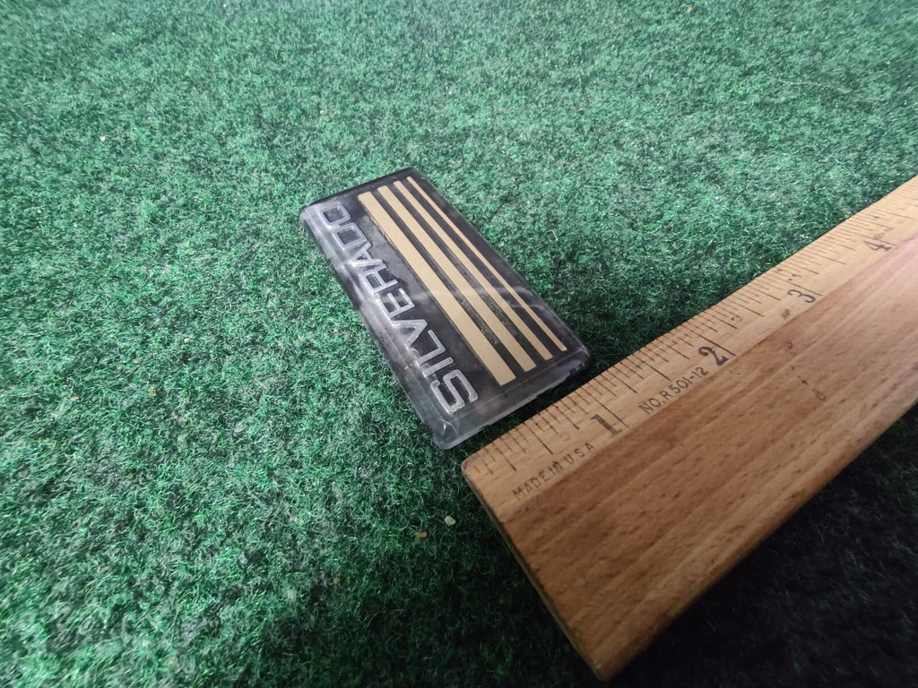 1990s SILVERADO Plastic Roof Panel Emblem OEM NAME PLATE 6S4