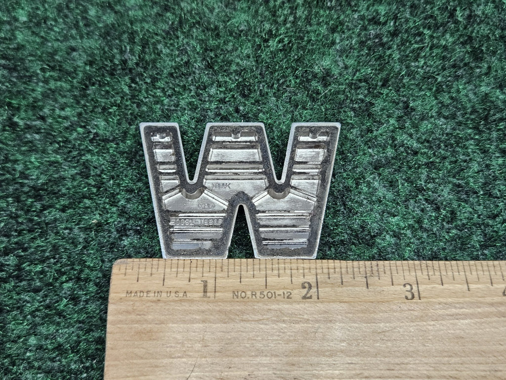 Nissan Armada “W” Emblem Letter Badge Decal Rear Door Hatch OEM 7S9