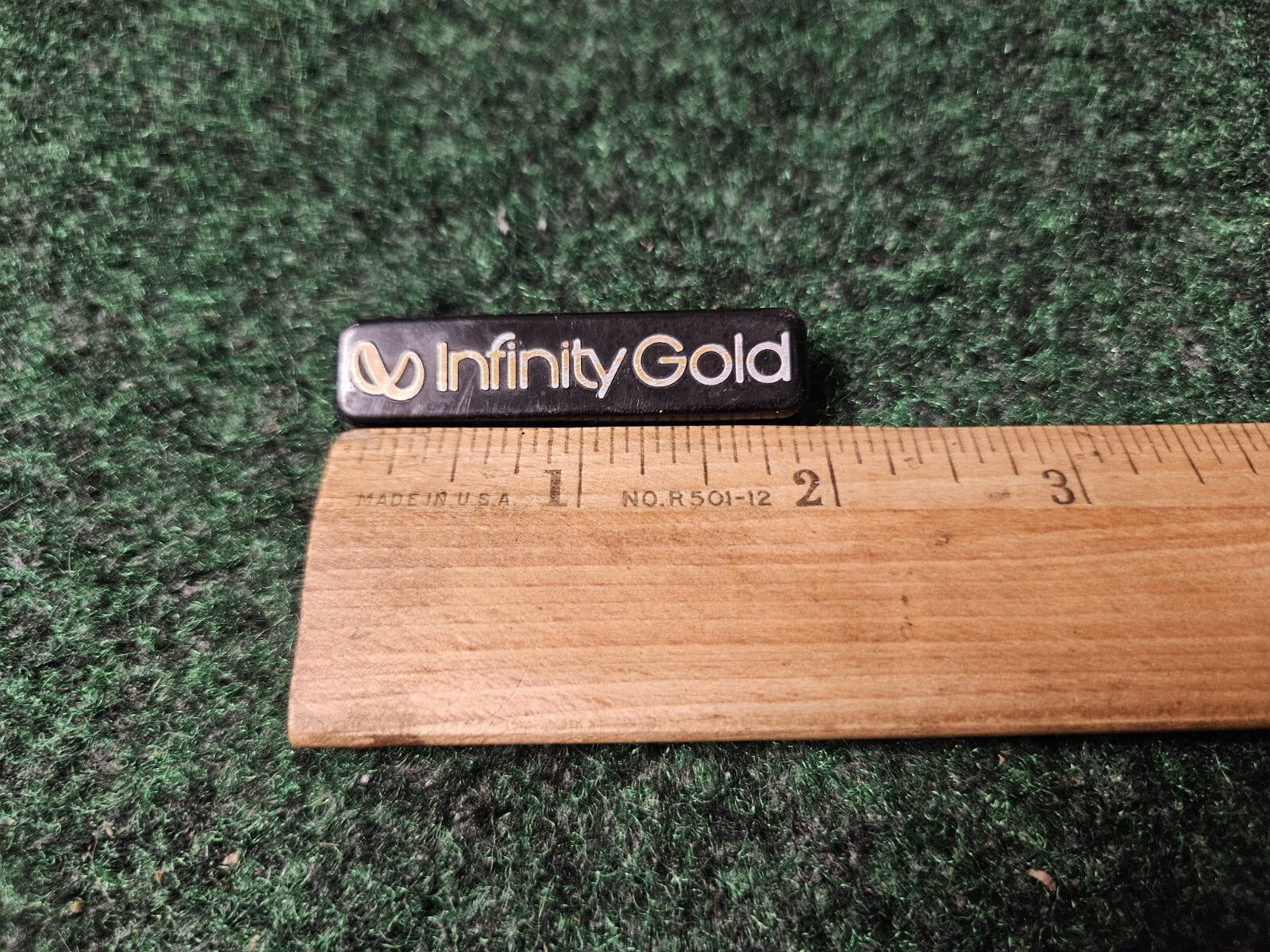Infinity Gold Speaker Badge Emblem Logo Name Plate 3M3