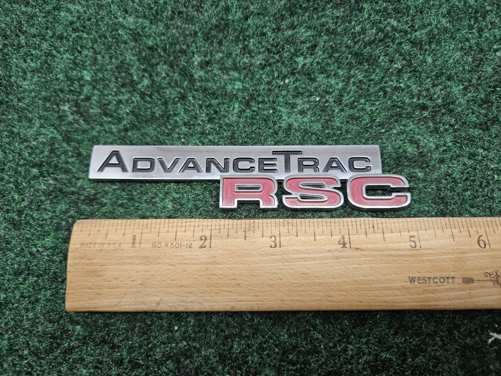 Ford Expedtion Explorer Rear Chrome ADVANCE TRAC RSC NAMEPLATE Emblem GL2
