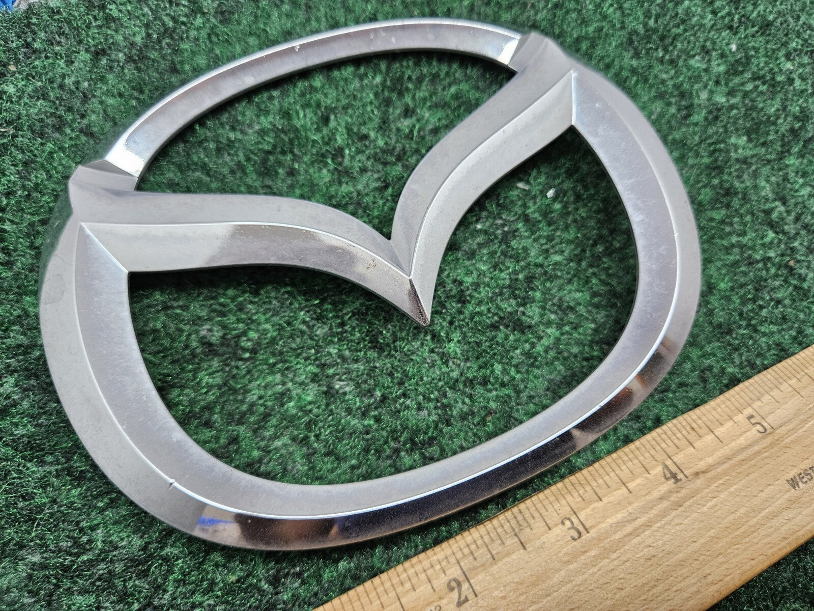 8T24-8C020– AA Mazda Emblem Name Plate 5" Nameplate Badge OEM GL4
