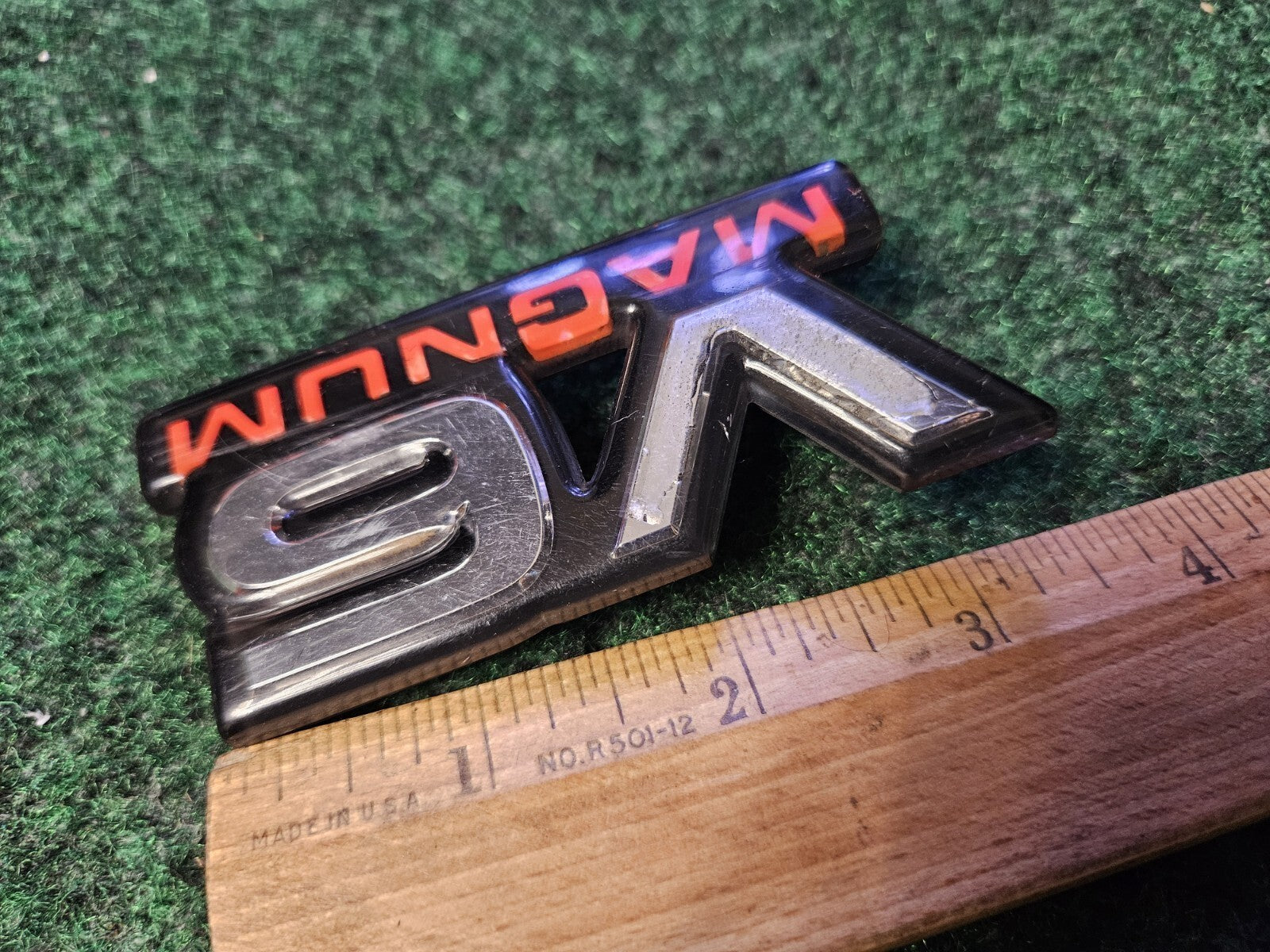 Dodge V6 Magnum Badge Emblem Name Plate Logo OEM 6L4