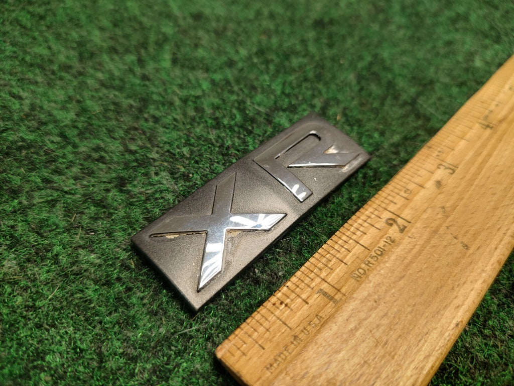 Saturn OEM Astra XR 2 3/8" Emblem Badge Logo Nameplate Name Plate 2S4