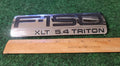 Ford F-150 XLT 5.4 Triton Emblem Badge Decal Logo Fender SIDE Chrome OEM 2S9